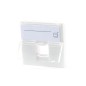 Lanview EURO OUTLET 45x45 - 1-PORT Lanview EURO OUTLET 45x45 - 1-PORT